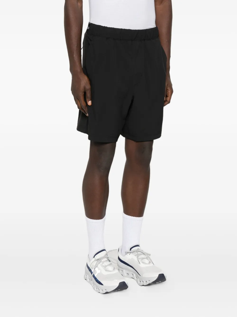 Calvin Klein Shorts met elastische tailleband en zak Zwart