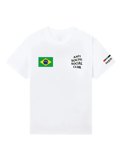 Anti Social Social Club Brazil-flag graphic-print T-shirt