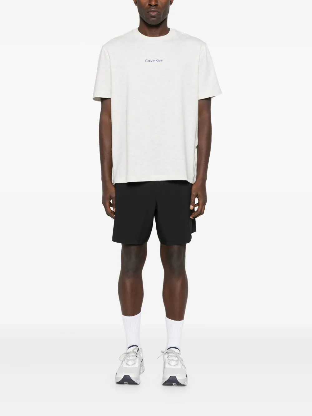 Calvin Klein playera con cuello redondo y logo estampado | Playeras | Image 2