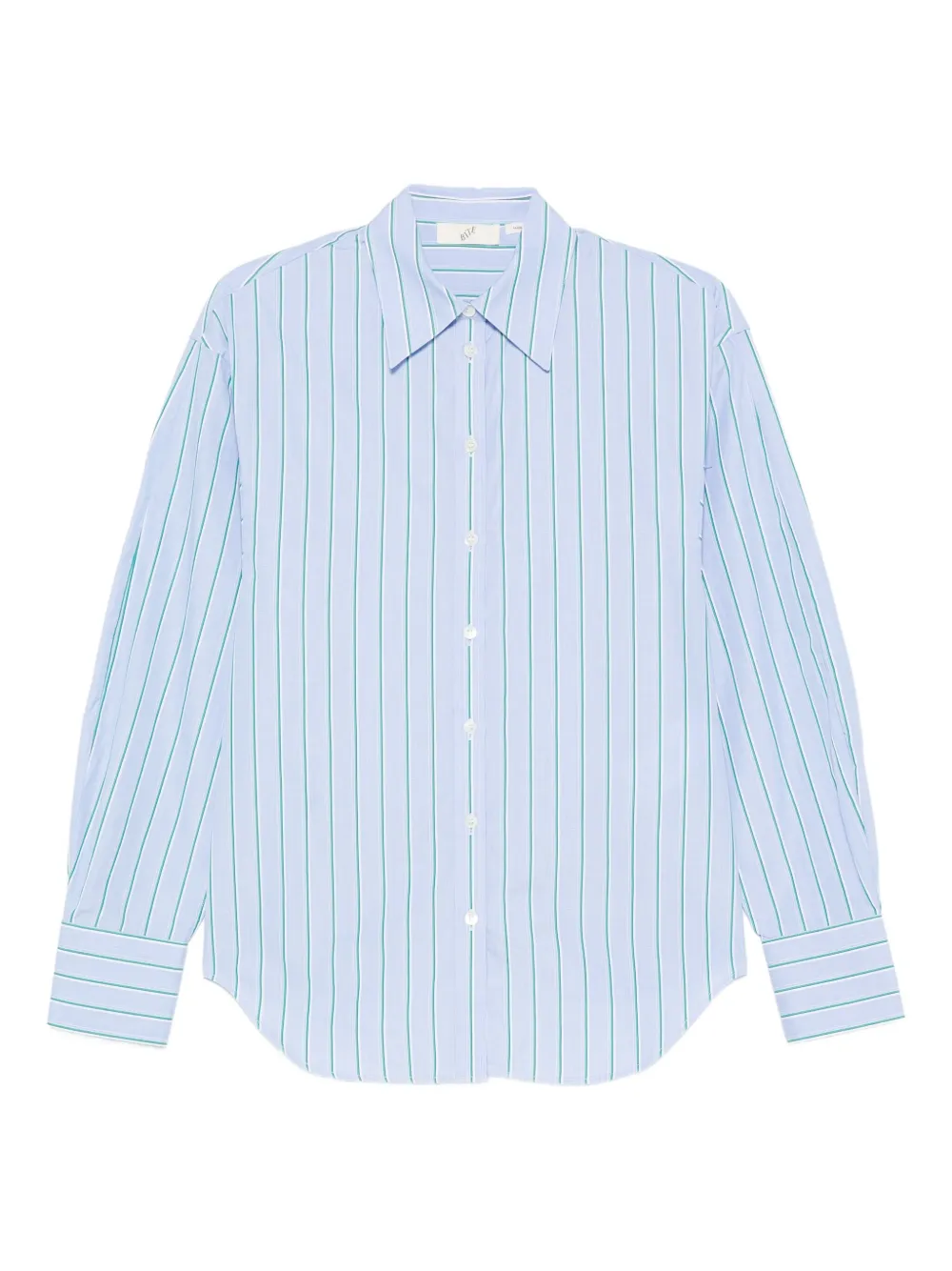 BITE Studios striped button-down shirt - ブルー BITE Studios striped button-down shirt - ブルー