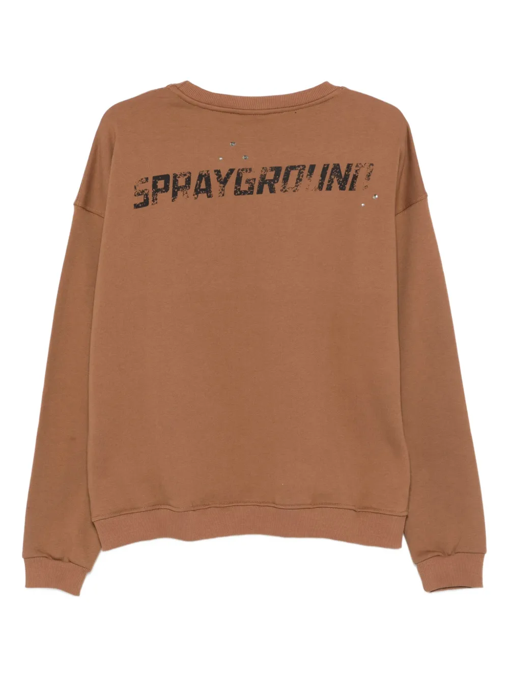 Sprayground Sweater met haaienprint - Bruin
