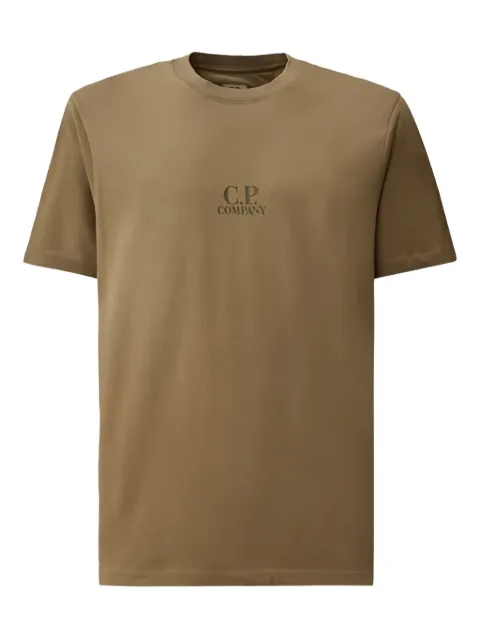 C.P. Company playera de algodón con logo estampado