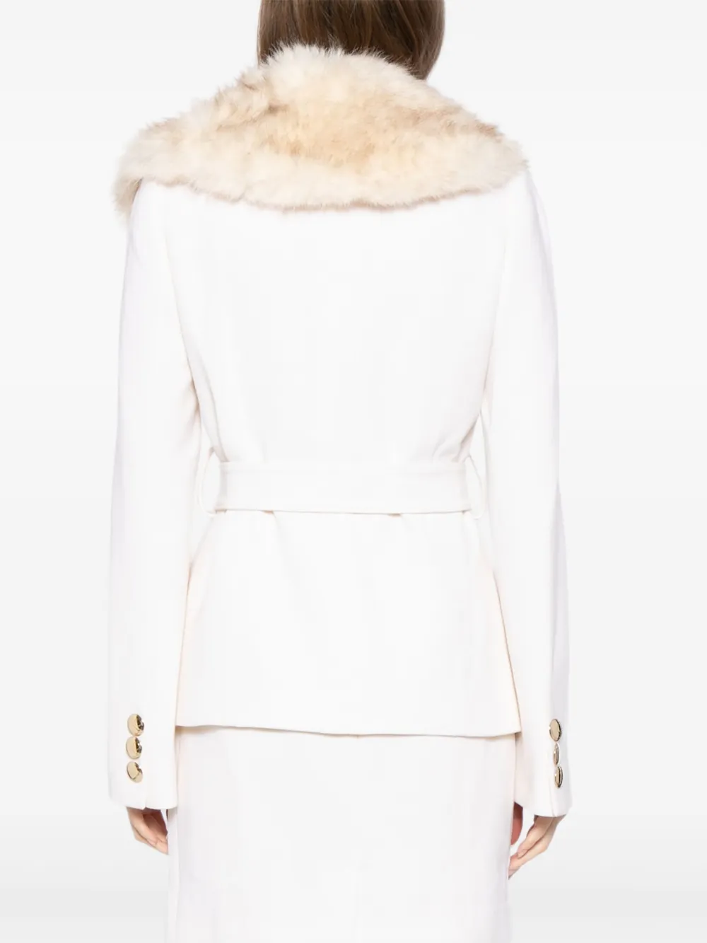 Saiid Kobeisy Jack met bontzoom Beige