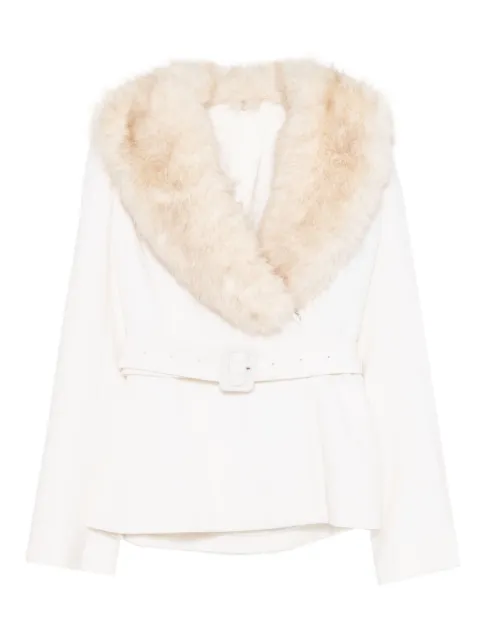 Saiid Kobeisy fur-trimmed jacket
