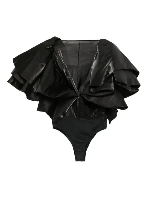 Saiid Kobeisy body con volantes