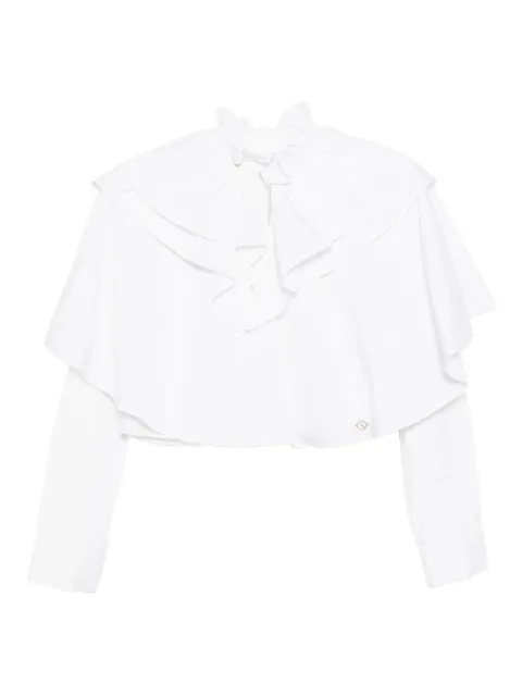 Saiid Kobeisy Poplin top