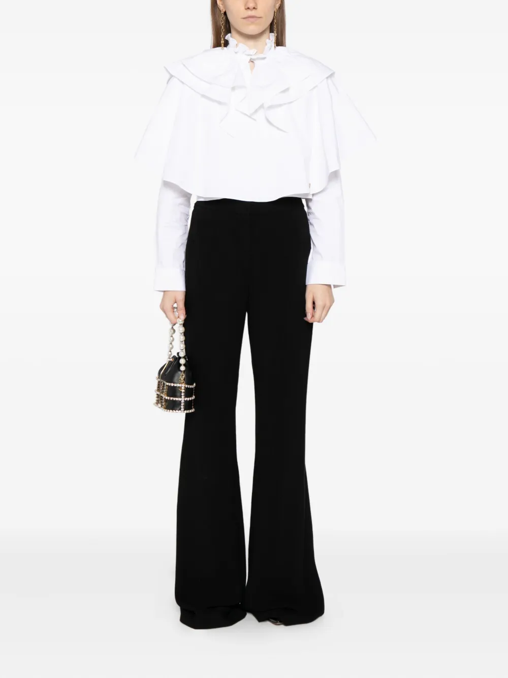 Saiid Kobeisy Tailored Straight-leg Pants In Black
