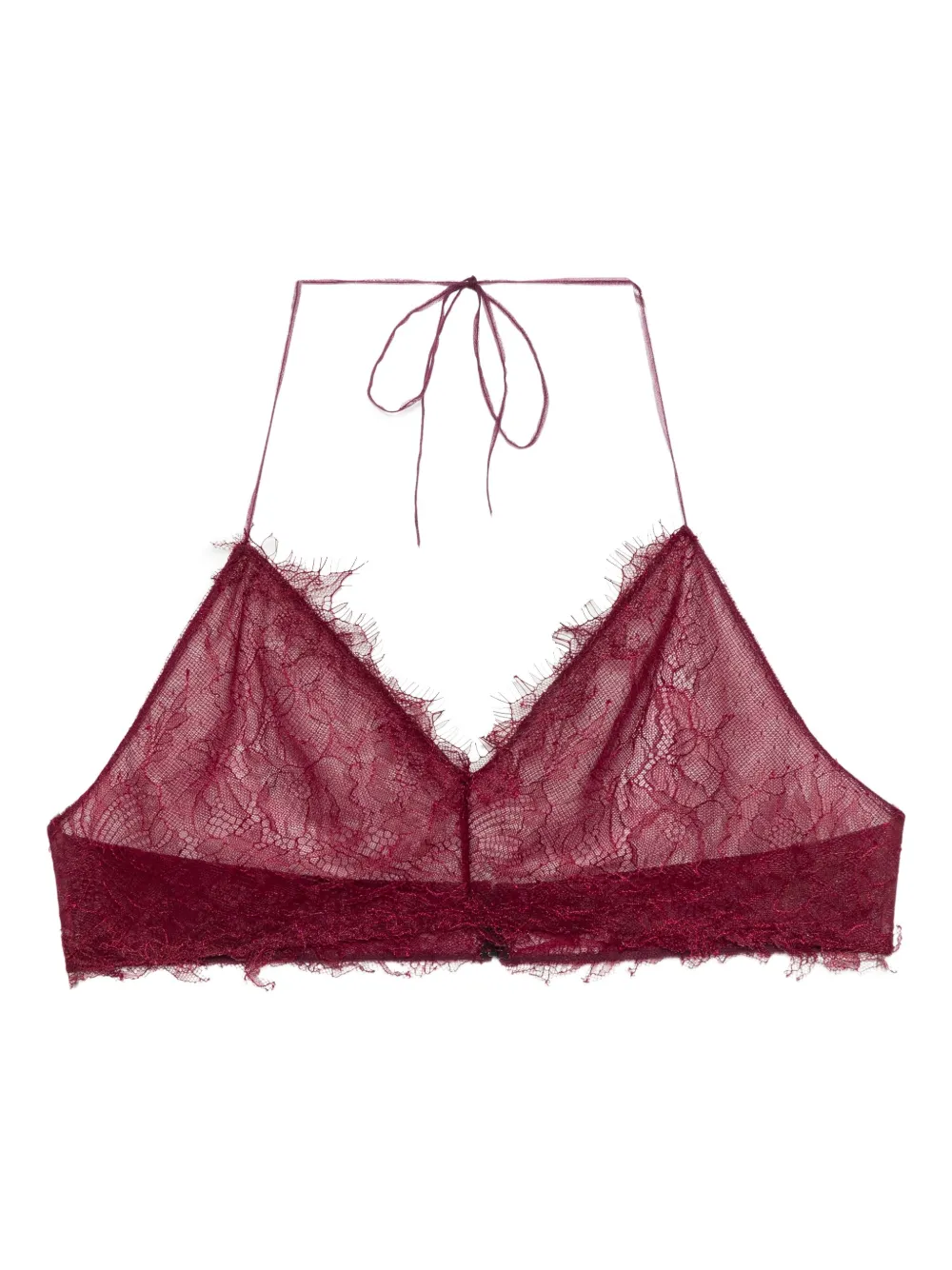 Saiid Kobeisy Lace Bra In Purple