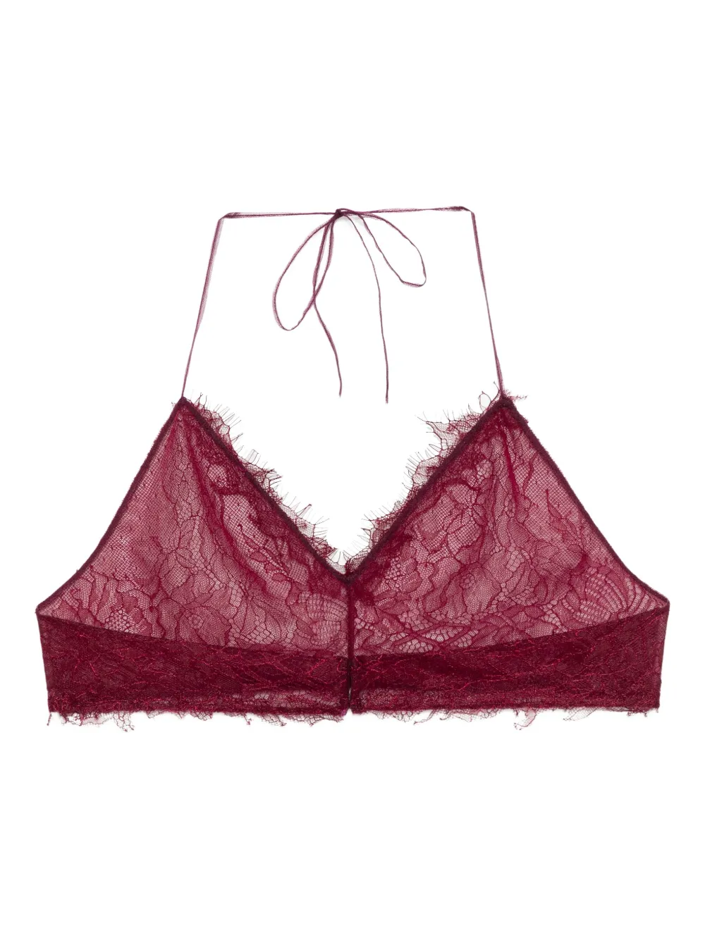 Saiid Kobeisy Lace Bra In Purple