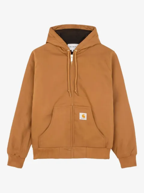 Carhartt WIP logo-patch hooded jacket