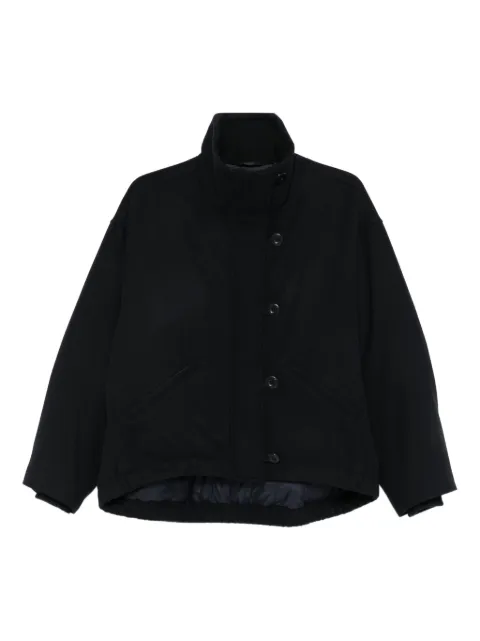 Emporio Armani high-neck buttoned coat