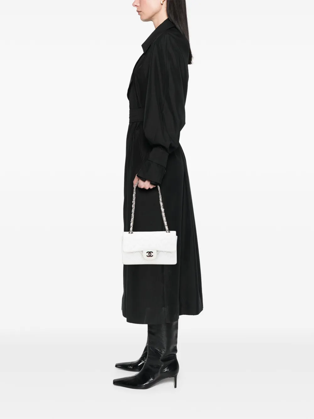 CHANEL Pre-Owned 1997-1999 Small Classic Lambskin Double Flap shoulder bag | Pre-Owned | Image 2