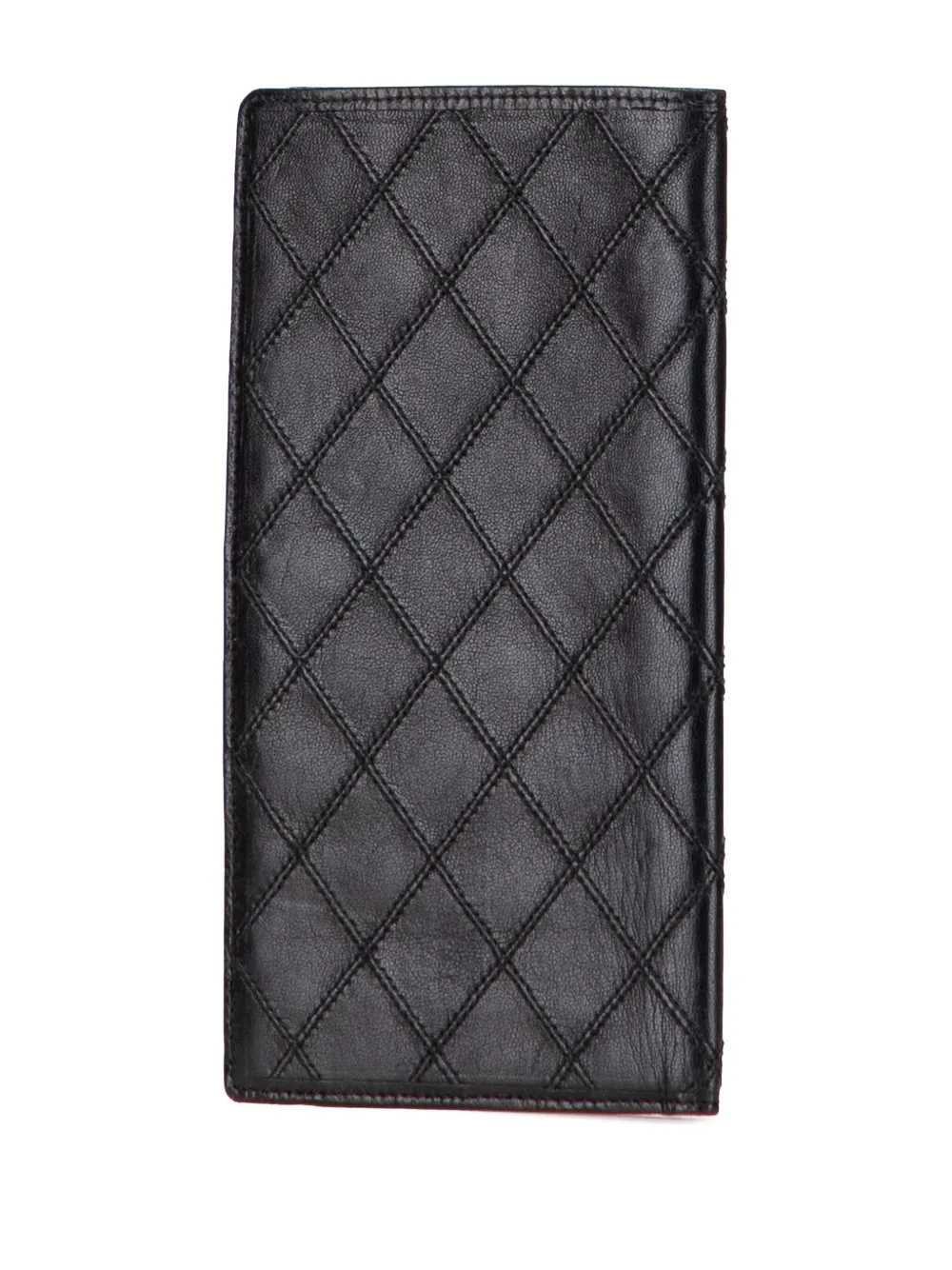 CHANEL Pre-Owned 1986-1988 Double Stitched Lambskin Bill Wallet long wallets | Image 2