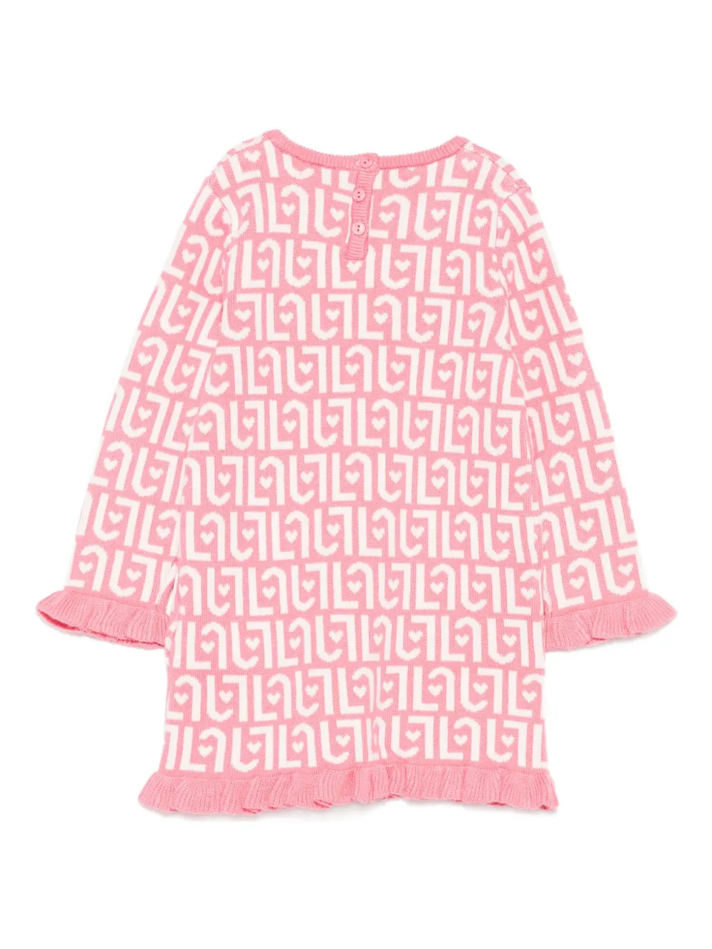 LIU JO robe volantée à motif monogrammé | Robes en maille | Image 2