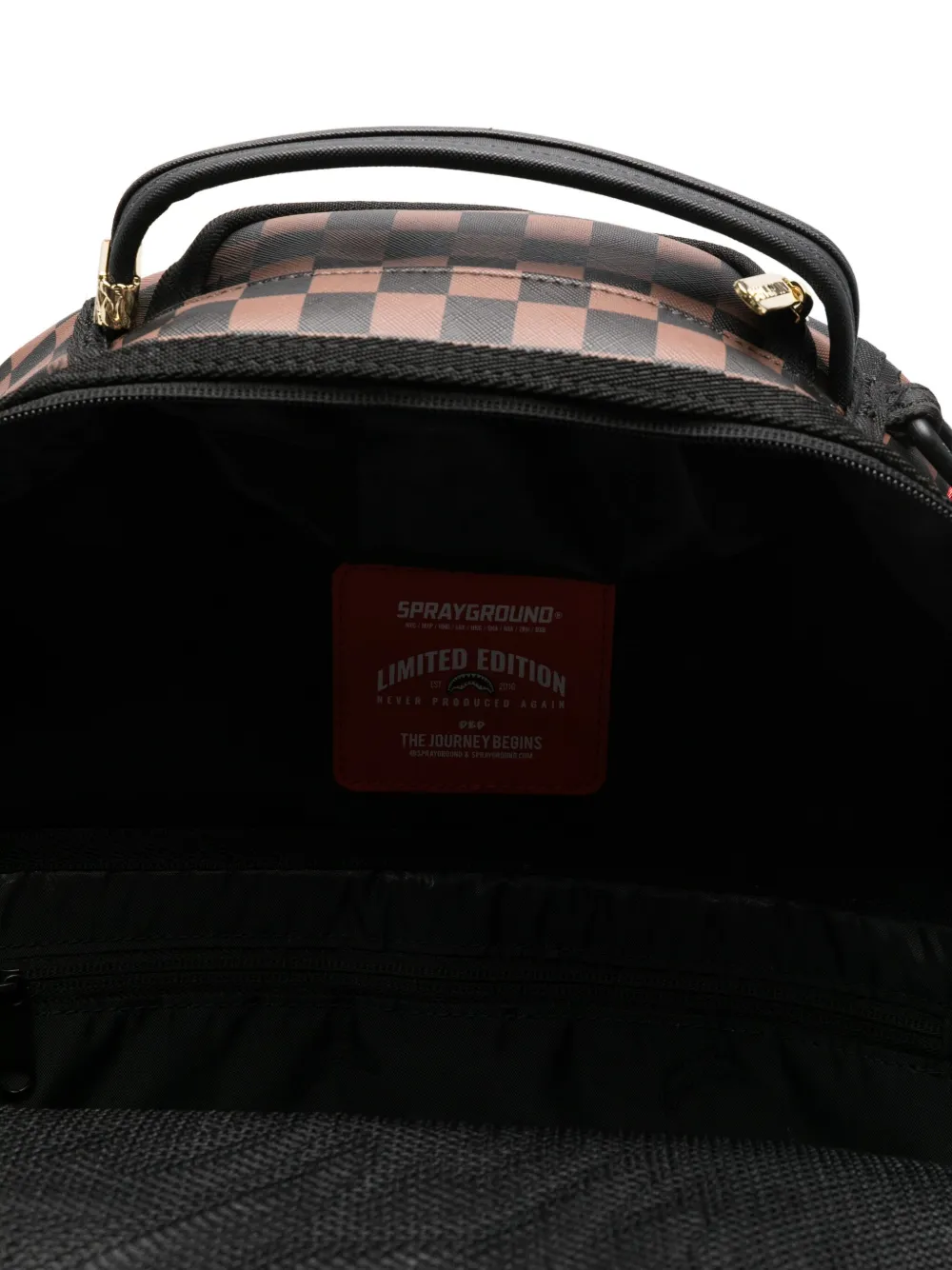 Sprayground Sharks In Paris Backpack In Brown