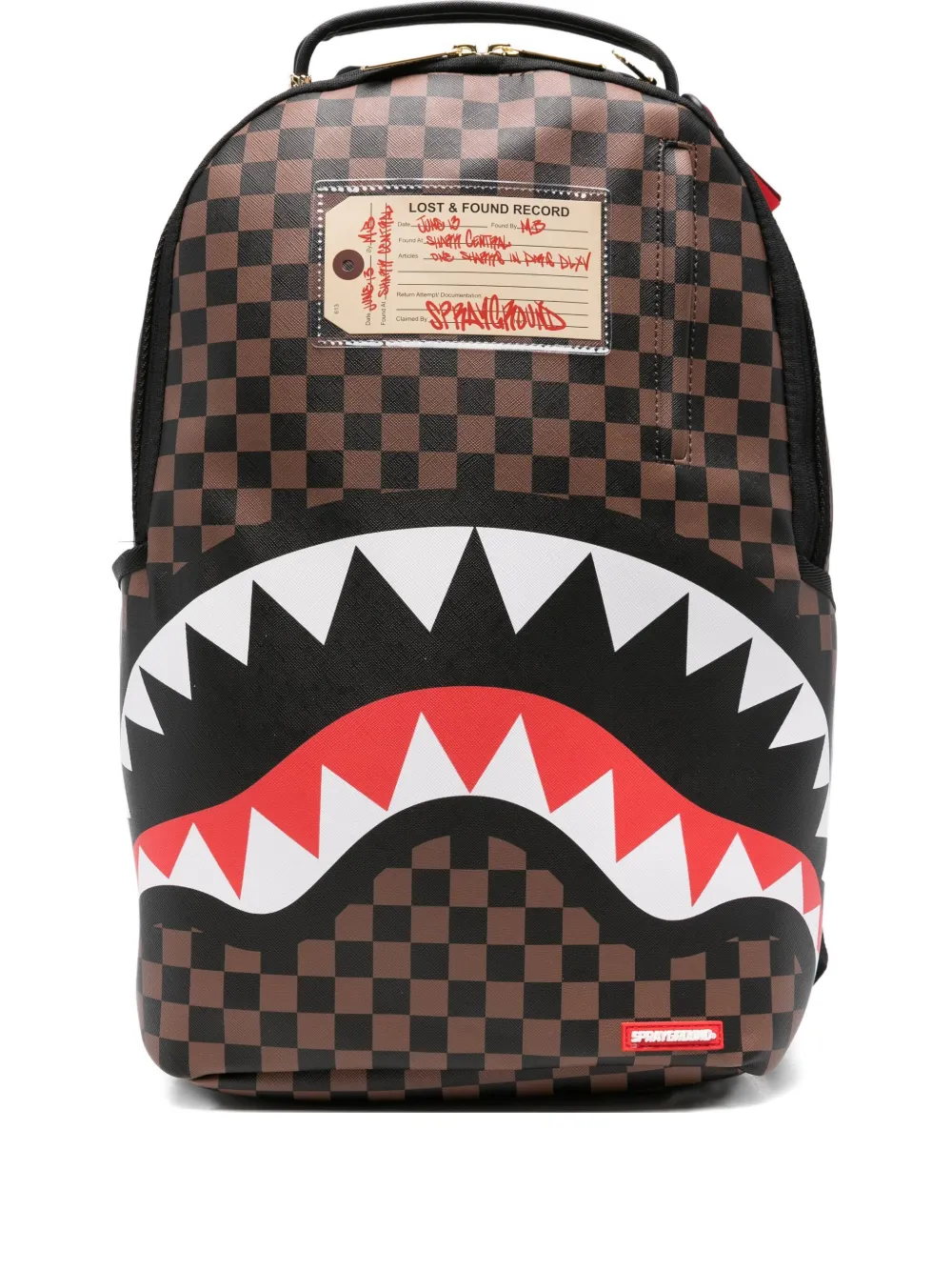 Sprayground Sharks In Paris backpack | Brown | Image 1