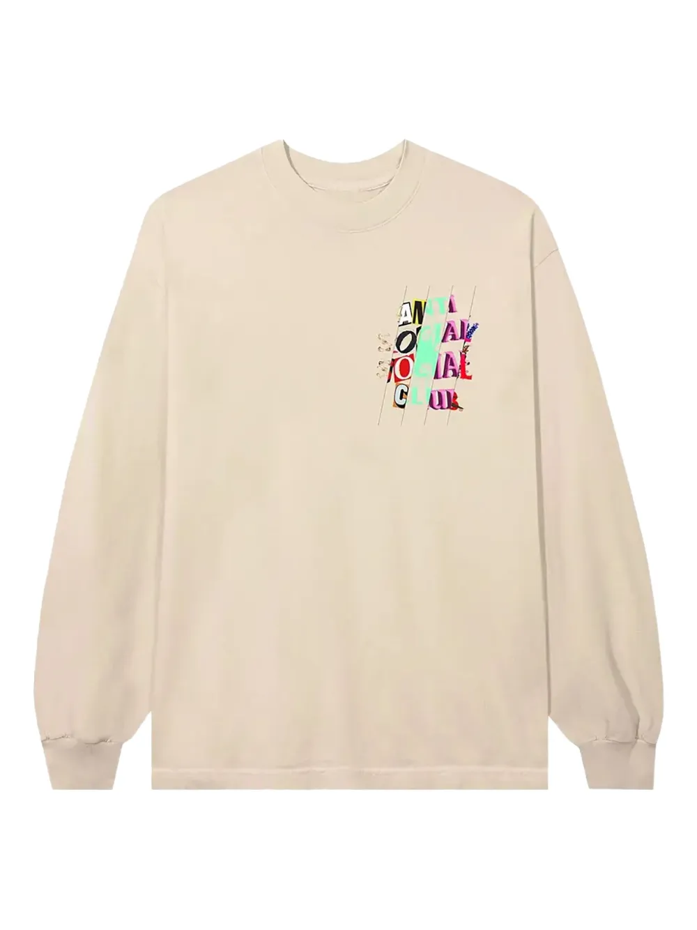 Anti Social Social Club Radness Cement Sweatshirt In Neutral