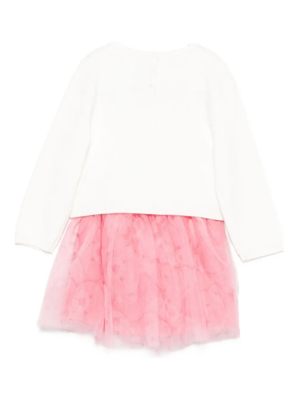 LIU JO teddy-appliqué skirt set - Roze