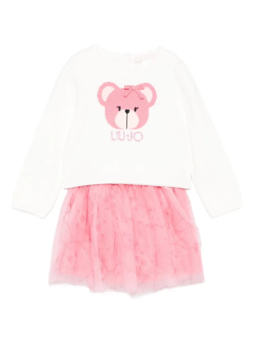 LIU JO teddy-appliqué skirt set | Pink | Image 1