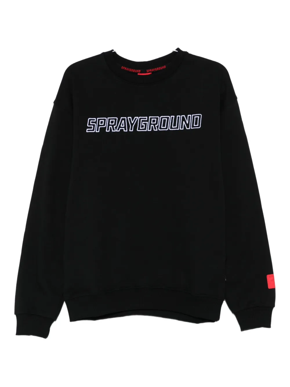 Sprayground Felpa con logo ricamato - Nero