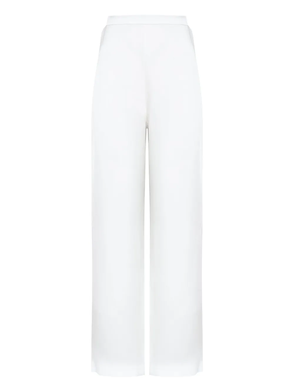 Gloria Coelho Pantaloni a gamba ampia con pieghe - Bianco