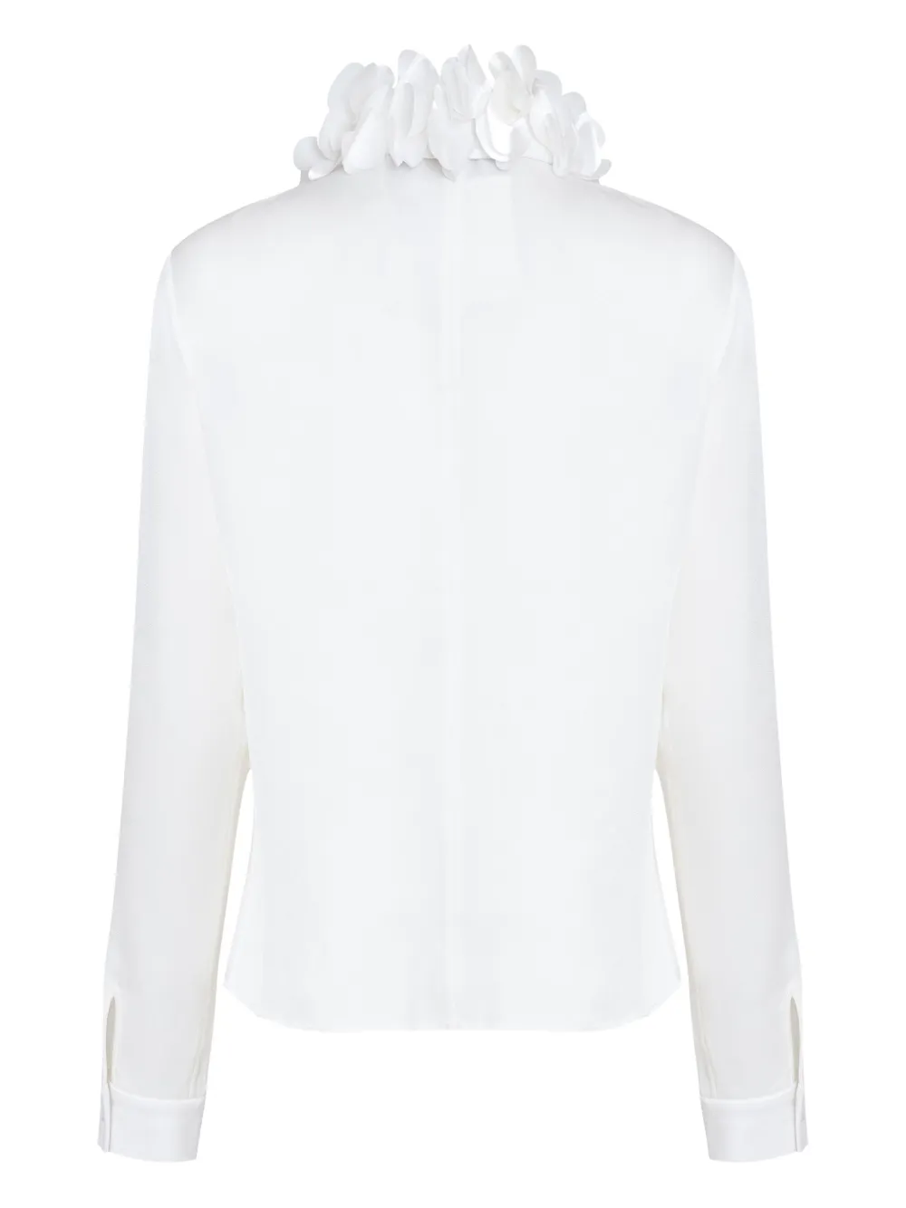 Gloria Coelho Blouse met bloemapplicatie - Wit