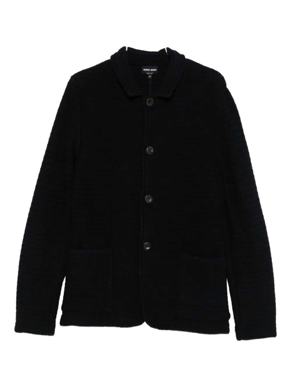 Giorgio Armani button-up shirt jacket | Black | Image 1