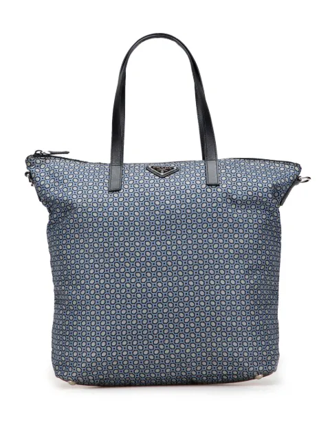 Prada Pre-Owned 2013-2025 Tessuto Stampato satchel