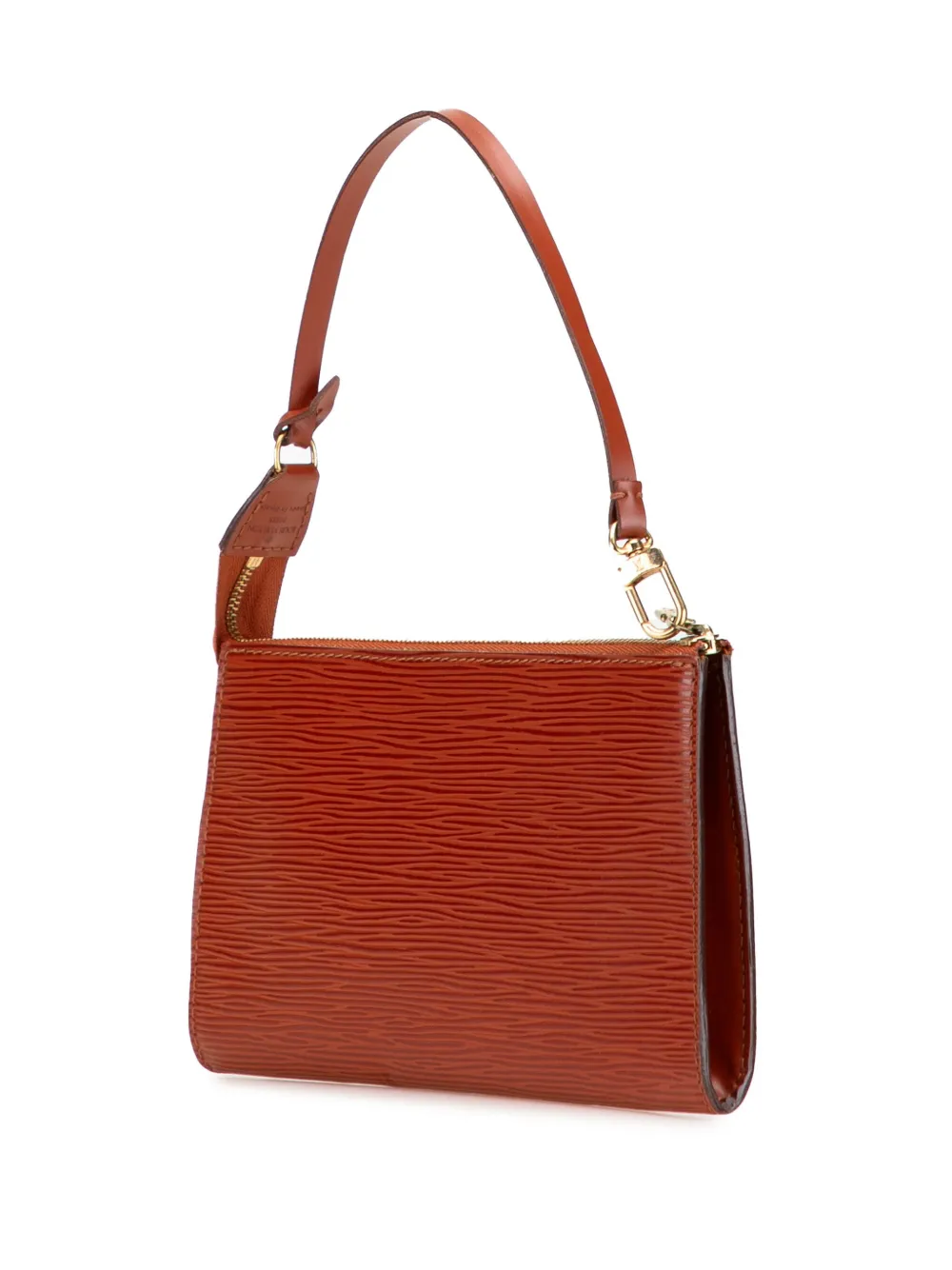 Pre-owned Louis Vuitton 1998 Epi Pochette Accessoires Shoulder Bag In Brown