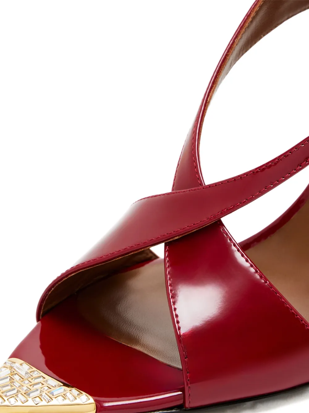 Giuseppe Zanotti Intriigo Croisée Crystal 90 In Red