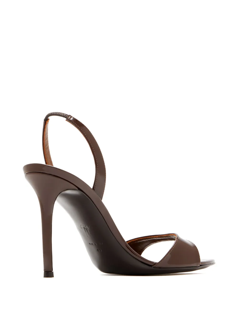 Giuseppe Zanotti 90mm slingback stiletto sandals Brown