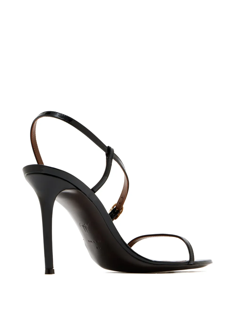 Giuseppe Zanotti 90mm Audrinette patent-leather sandals Black