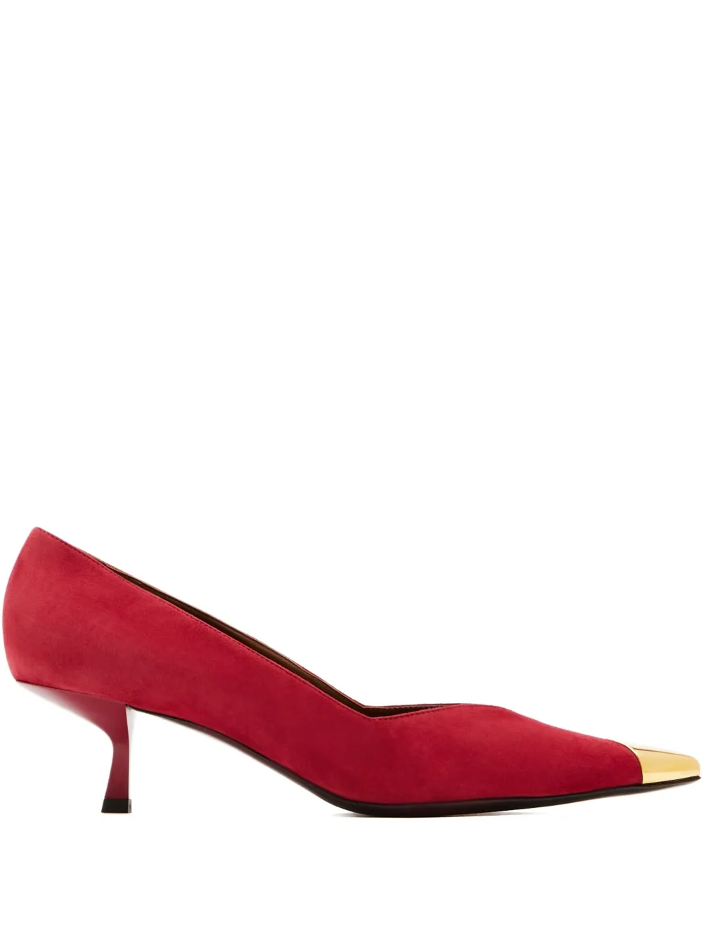 Giuseppe Zanotti 40mm Melaine suede pumps | Red | Image 1