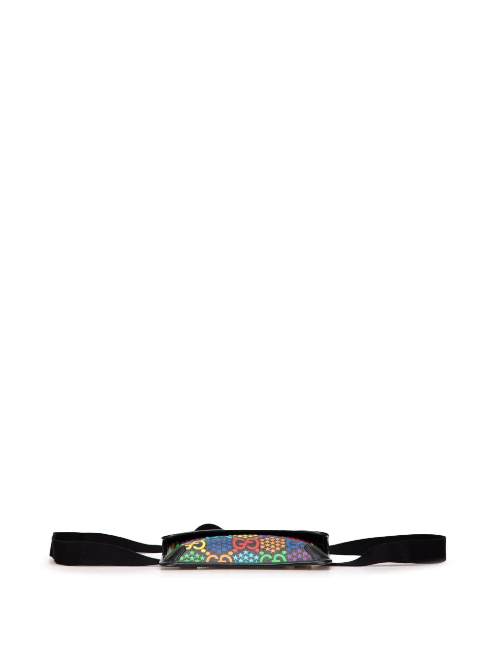 Pre-owned Gucci 2016-2025 Gg Supreme Psychedelic Belt Bag In Black