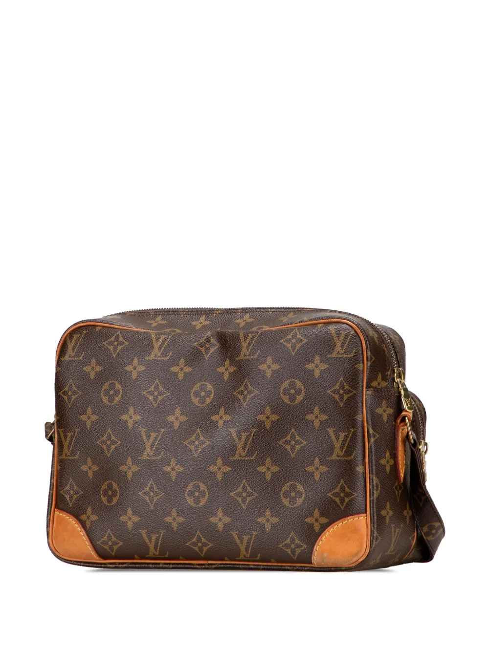 Pre-owned Louis Vuitton 2010 Monogram Nil Crossbody Bag In Brown