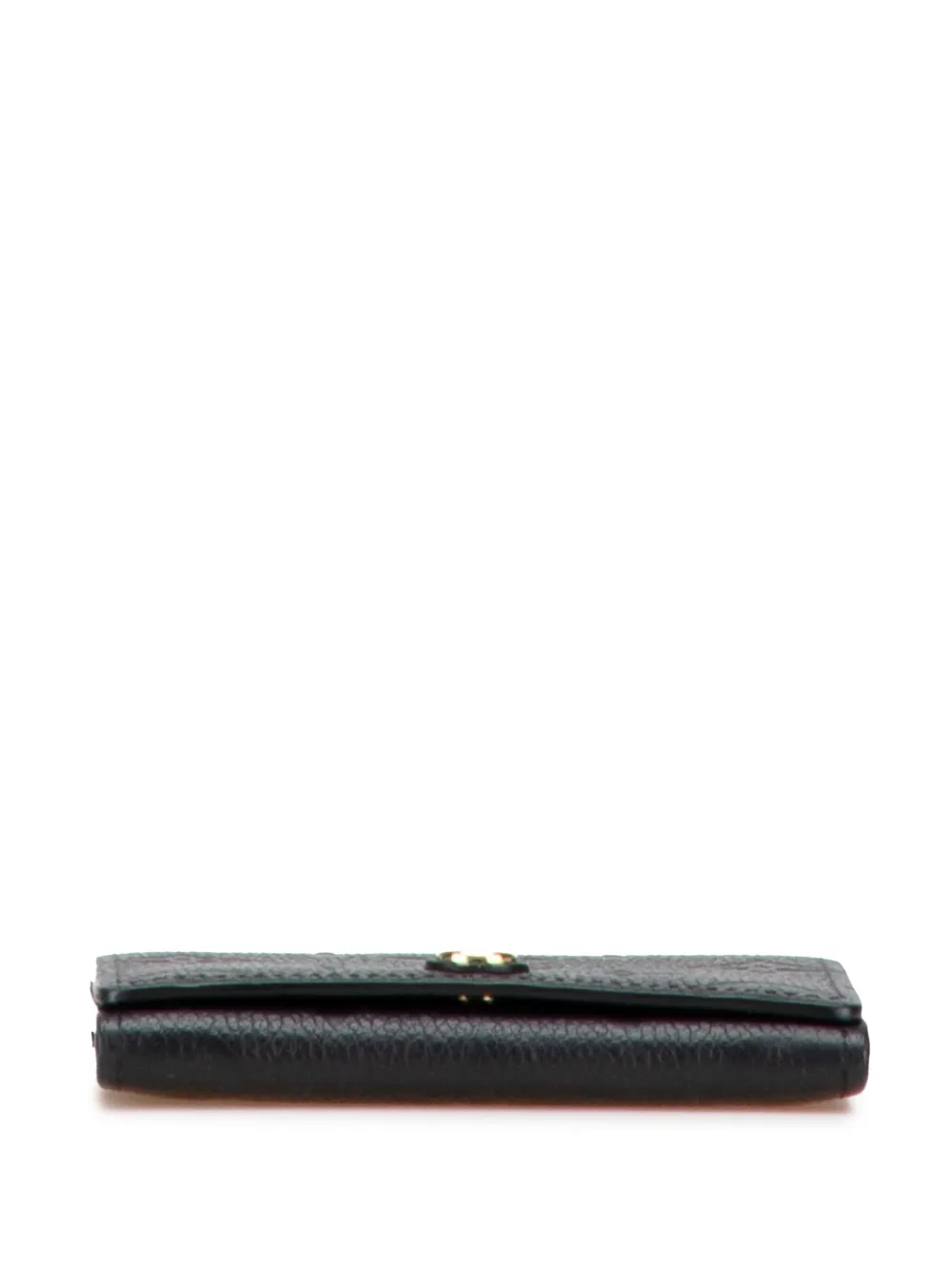 Pre-owned Louis Vuitton 2021-2025 Monogram Empreinte Business Card Holder In Black
