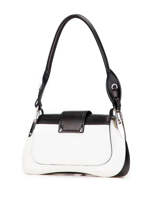 Prada Sidonie Bag Prada Black White Handbag Prada Pre-owned Black