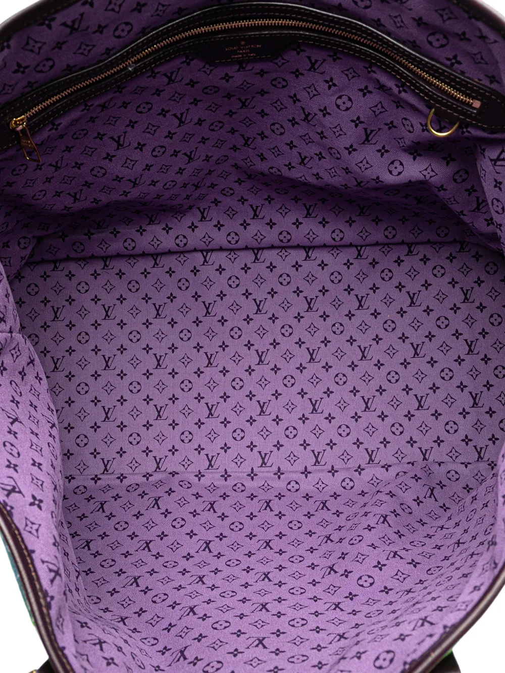 Pre-owned Louis Vuitton 2011 Ailleurs Cabas Promenade Gm Tote Bag In Blue