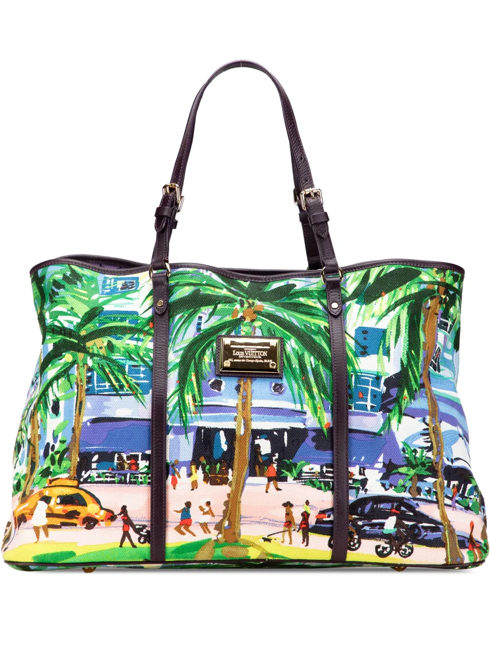 Louis Vuitton Pre-Owned 2011 アイオール カバ プロムナード GM ハンドバッグ - ブルー Louis Vuitton Pre-Owned 2011 アイオール カバ プロムナード GM ハンドバッグ - ブルー
