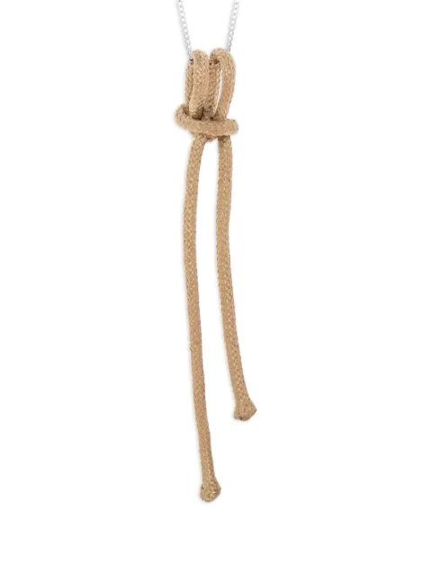 Angela Lago collar Clove Hitch en plata de ley