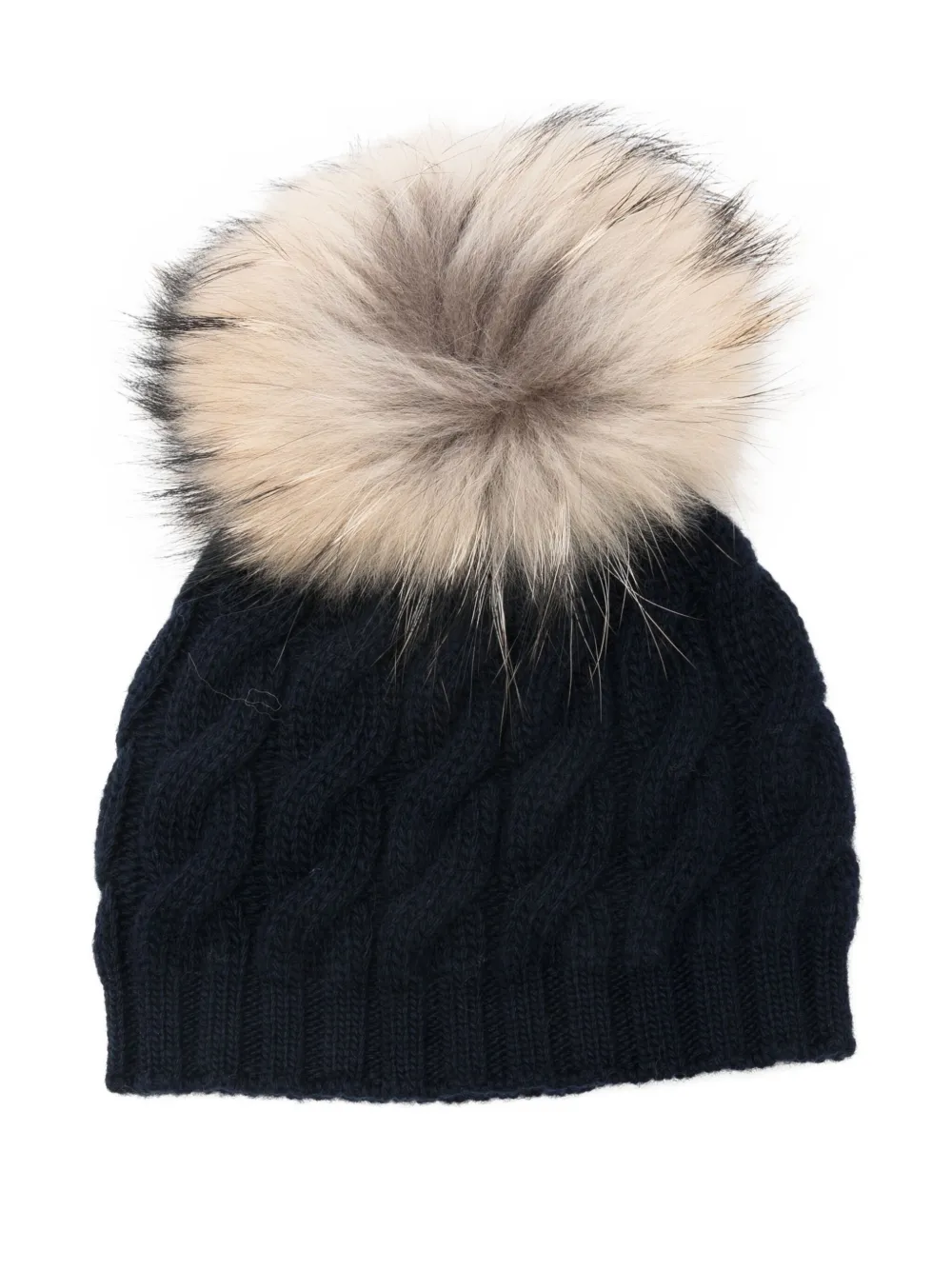 Il Gufo cable-knit beanie hat | Blue | Image 1