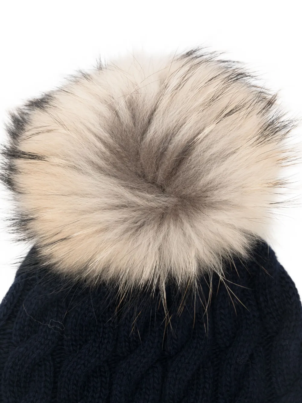 Il Gufo Cable-knit Beanie Hat In Black
