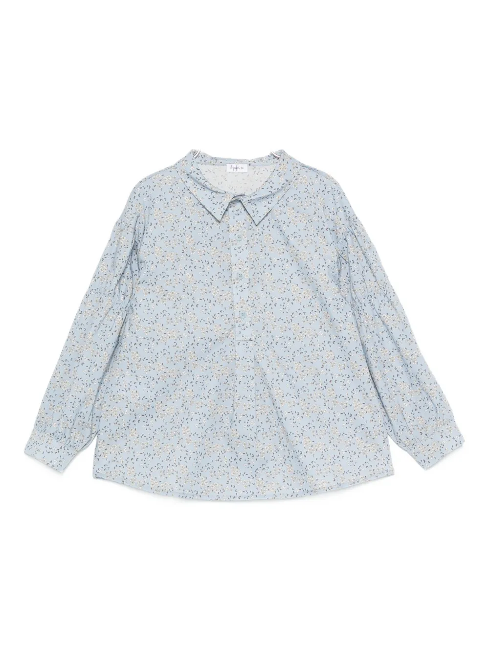 Il Gufo floral-print shirt | Blue | Image 1