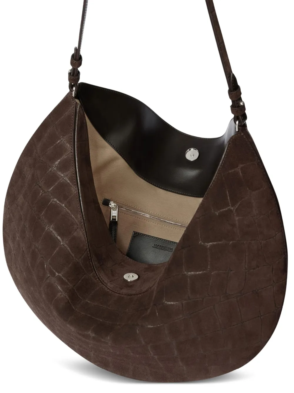 Jacquemus Le Calisso Rond schoudertas Bruin