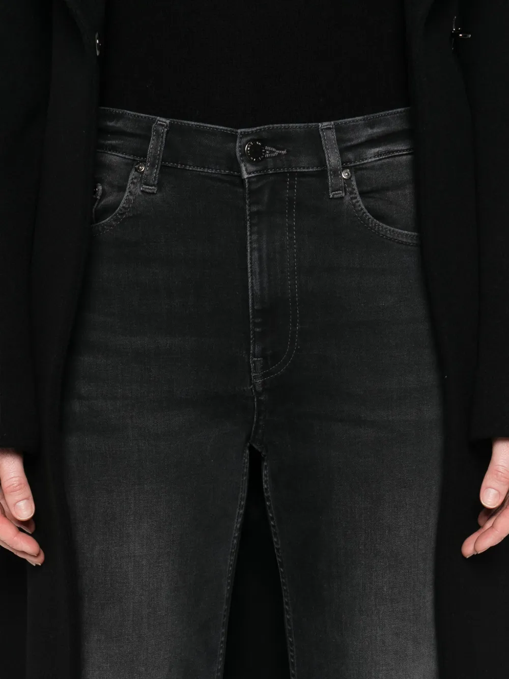 AG Jeans met vijf zakken Grijs