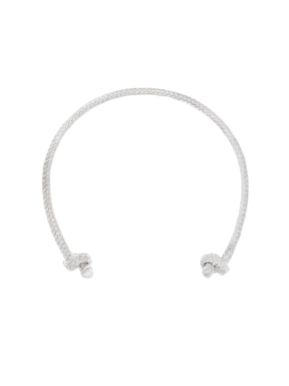Angela Lago Atlantic Nautical Rope sterling silver bracelet - Argento