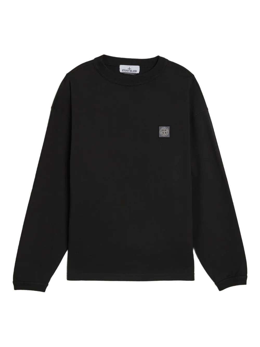 Stone Island long-sleeve organic cotton T-shirt - ブラック Stone Island long-sleeve organic cotton T-shirt - ブラック