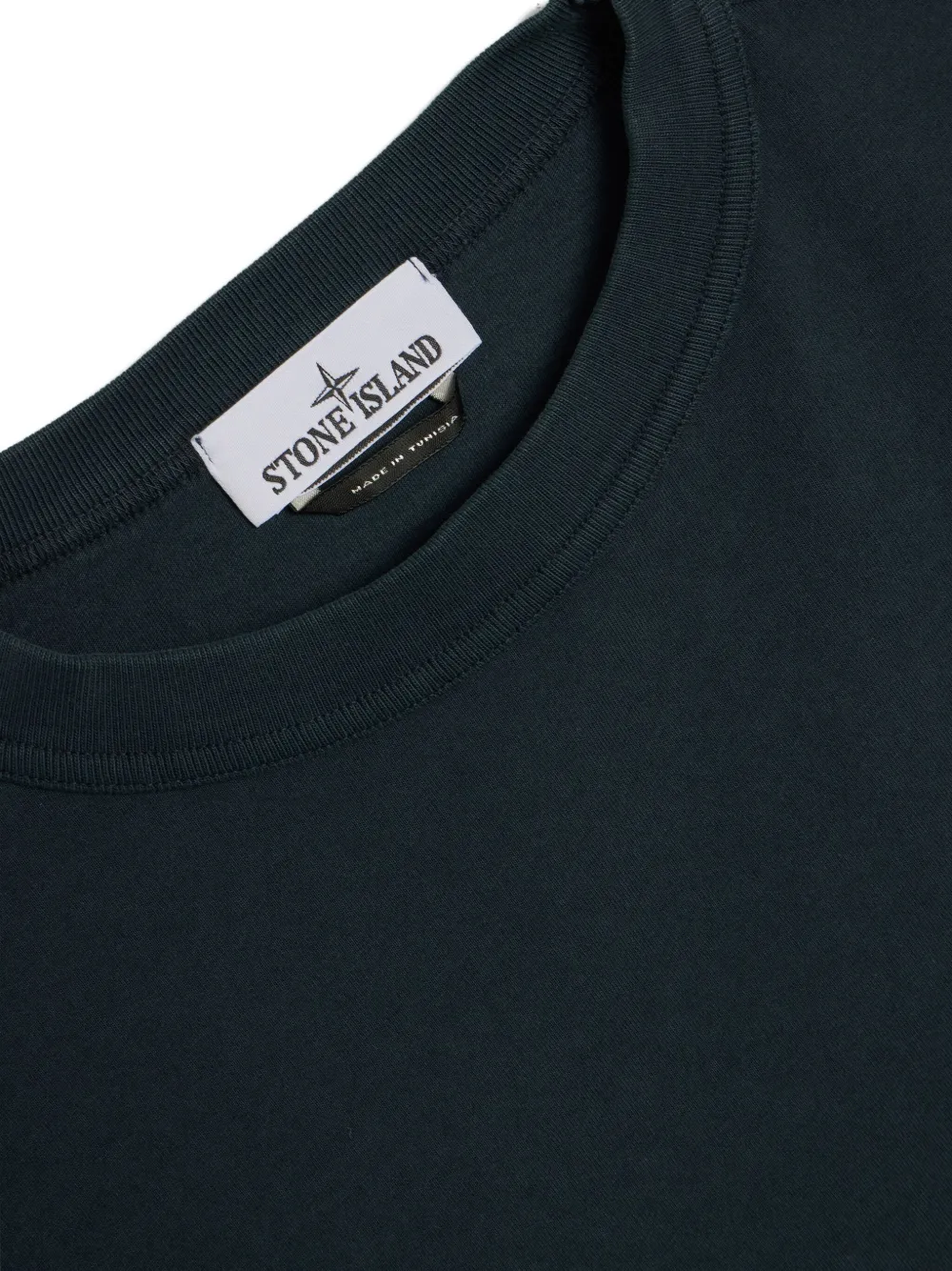 Stone Island T-shirt met logopatch Blauw