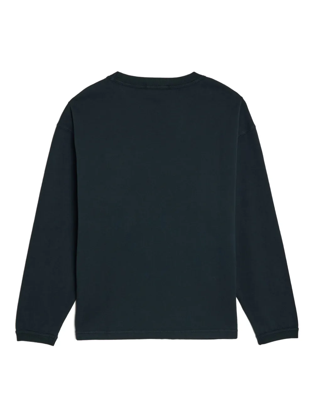 Stone Island long-sleeve logo-patch T-shirt - Blauw