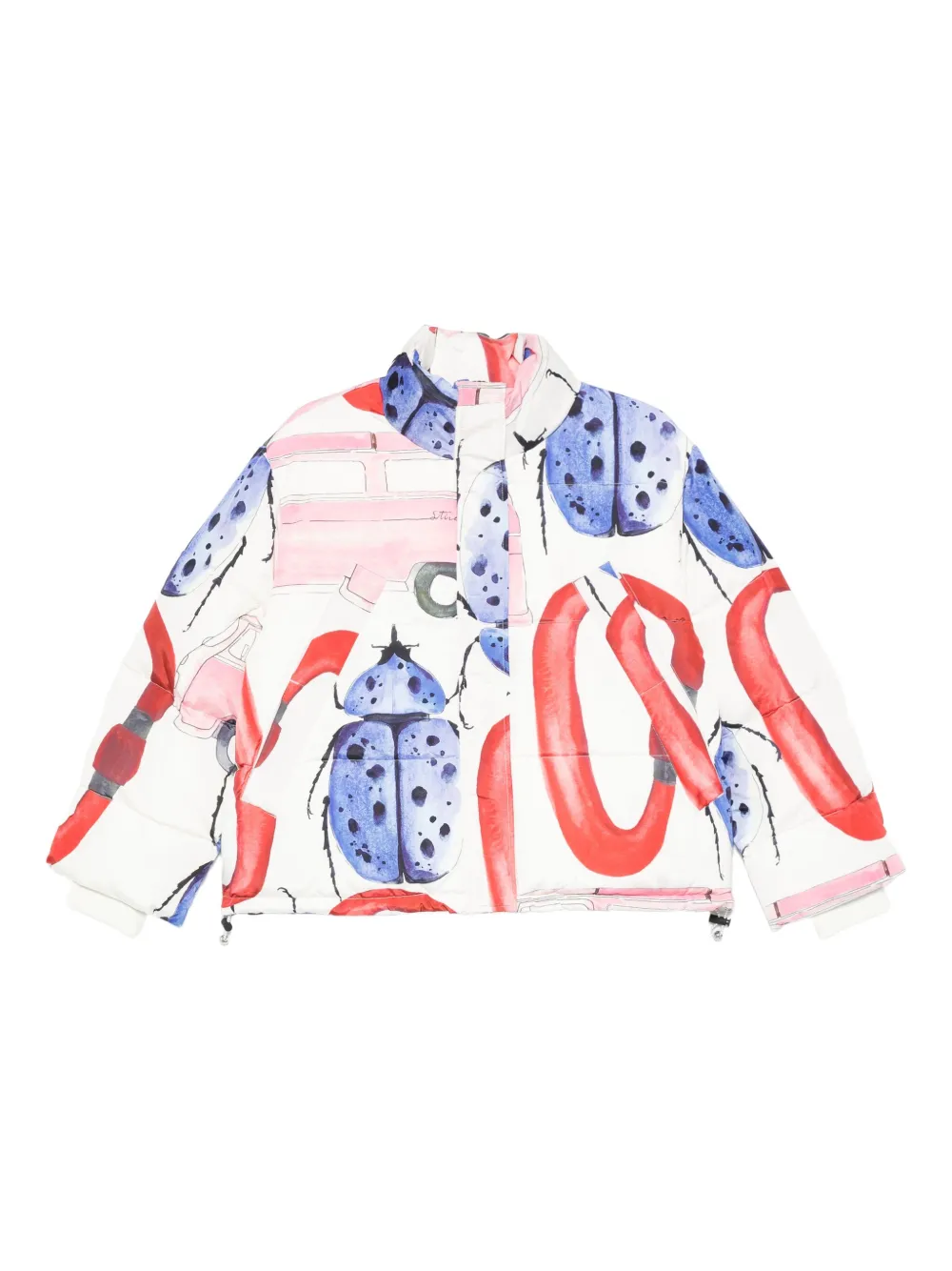 Stine Goya Beetle-print Jacket In White